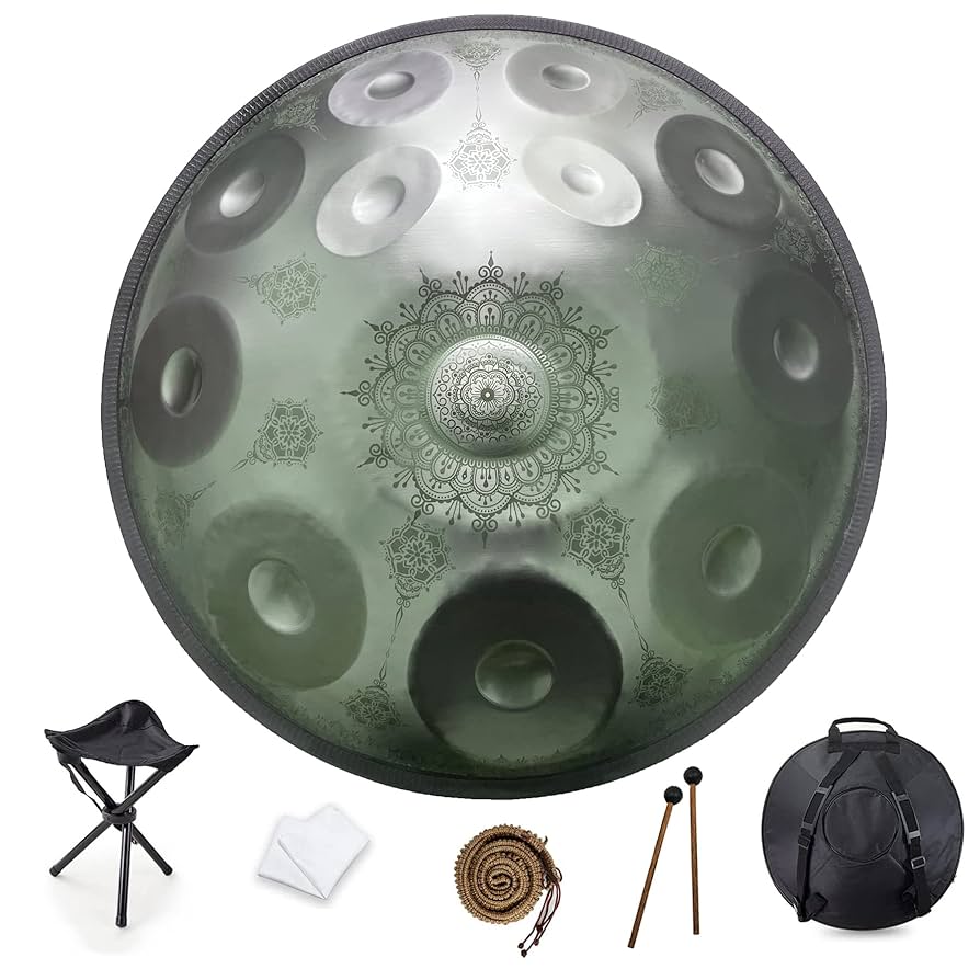 Amazon | KoKoty ハンドパンドラム楽器、440hz ハンドパンニ短調